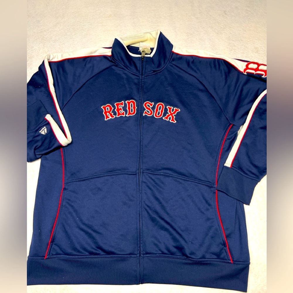 Vintage Majestic Men’s XL Boston Red Sox Raglan Full Zip Track Jacket